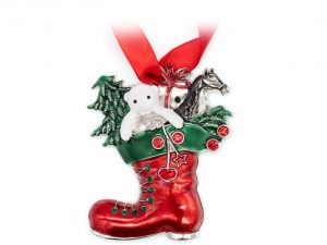 Santa's Boot Hanging Decoration