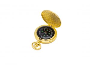 Gold Pocket Compass