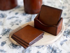 Set of 6 Square Coasters Plain