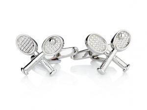 Tennis Racquet Cufflinks