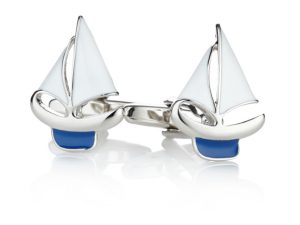 Blue Yacht Cufflinks