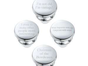 Silverplated Bottle Stopper Wine improves with age - I improve with Wine