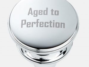 Silverplated Bottle Stopper Aged to Perfection