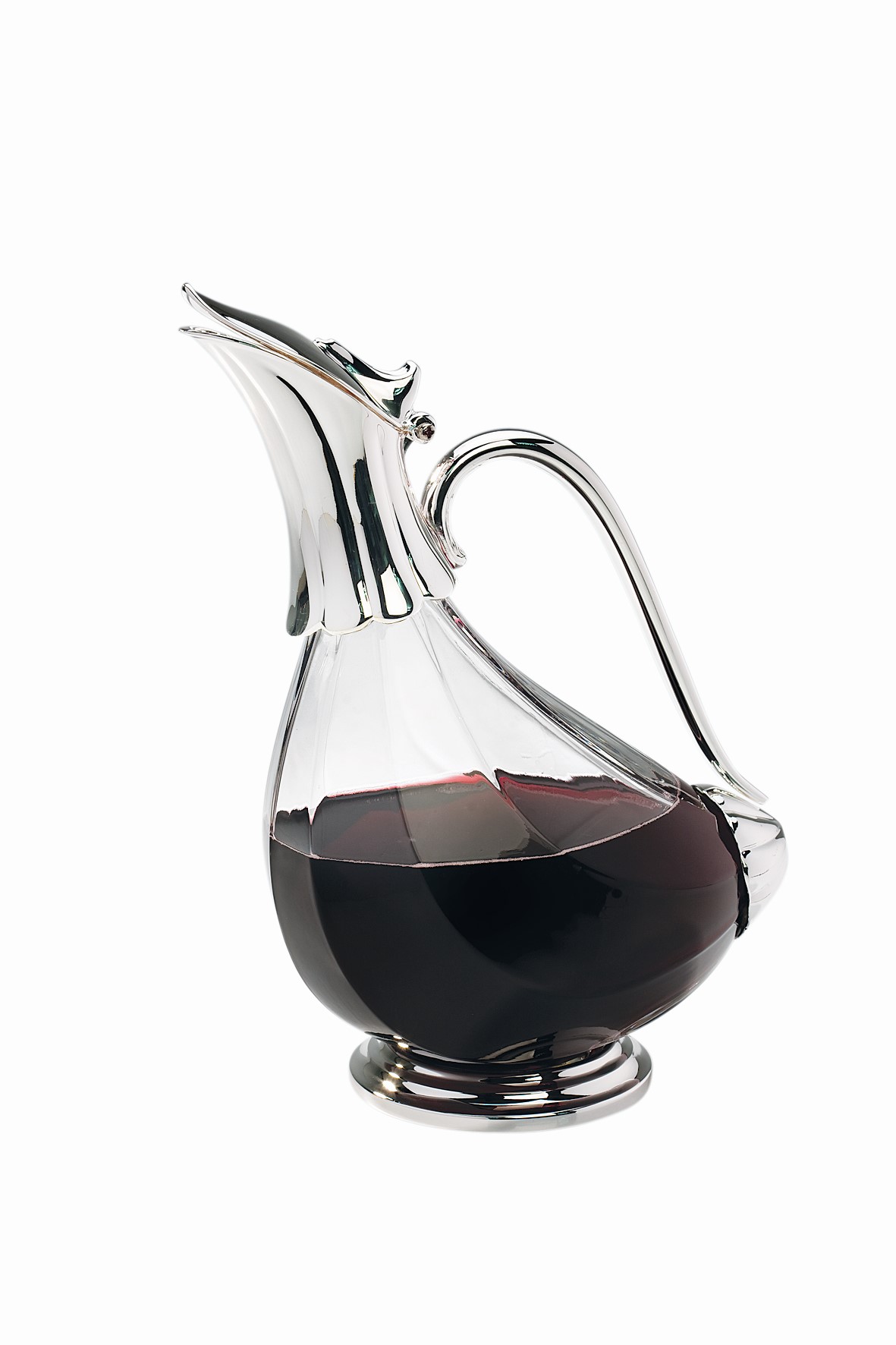 Traditional Wine Decanter Silverplated